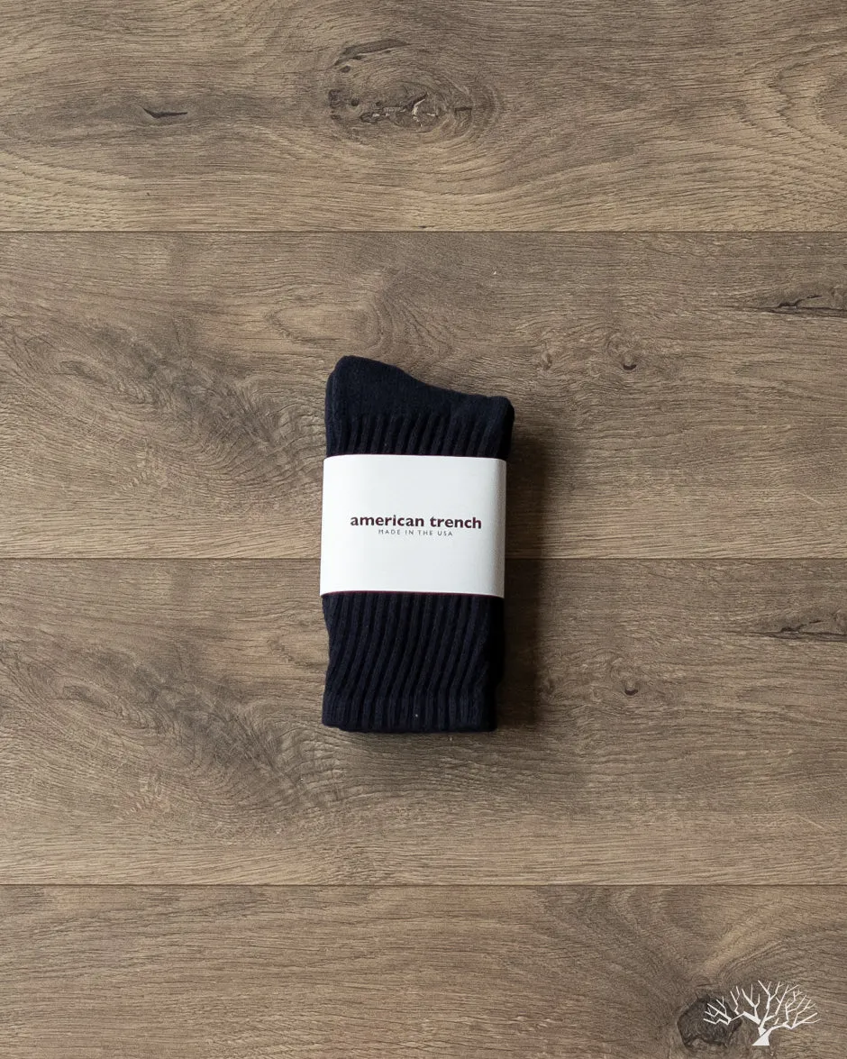 The Solids Crew Sock - Vintage Navy