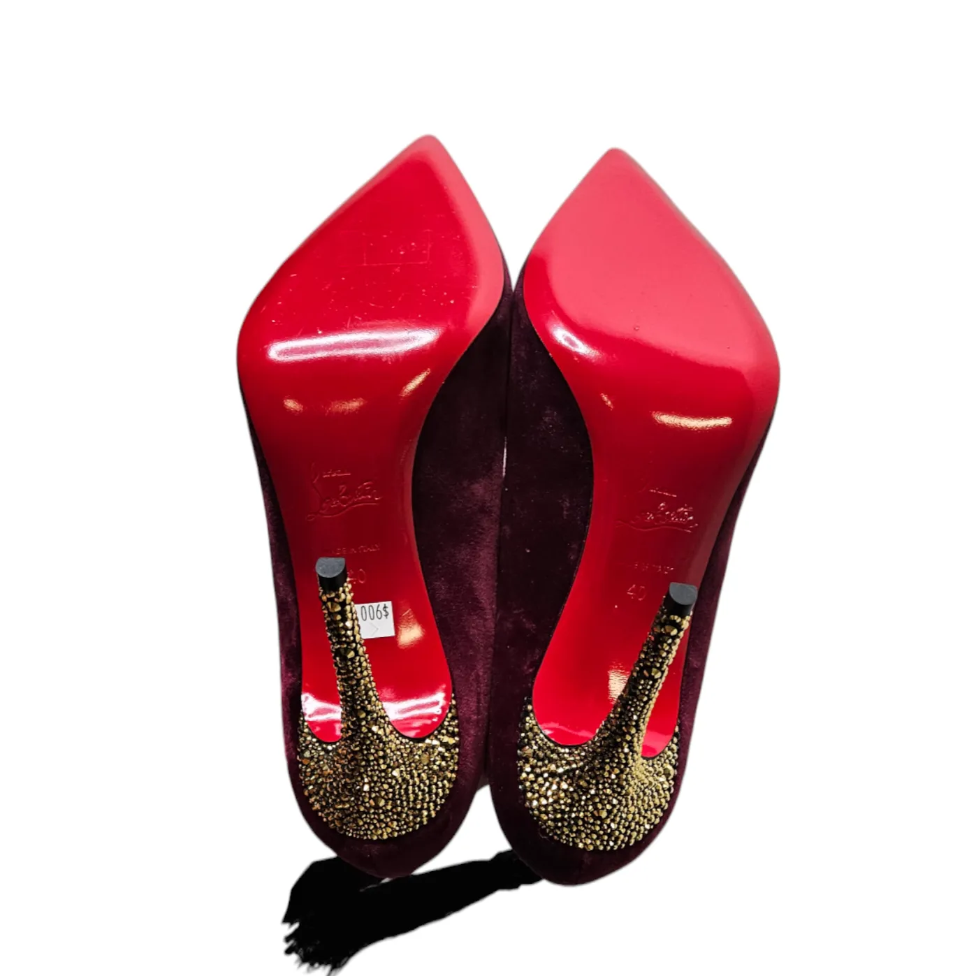 Velvet Maroon Christian Louboutin Pumps