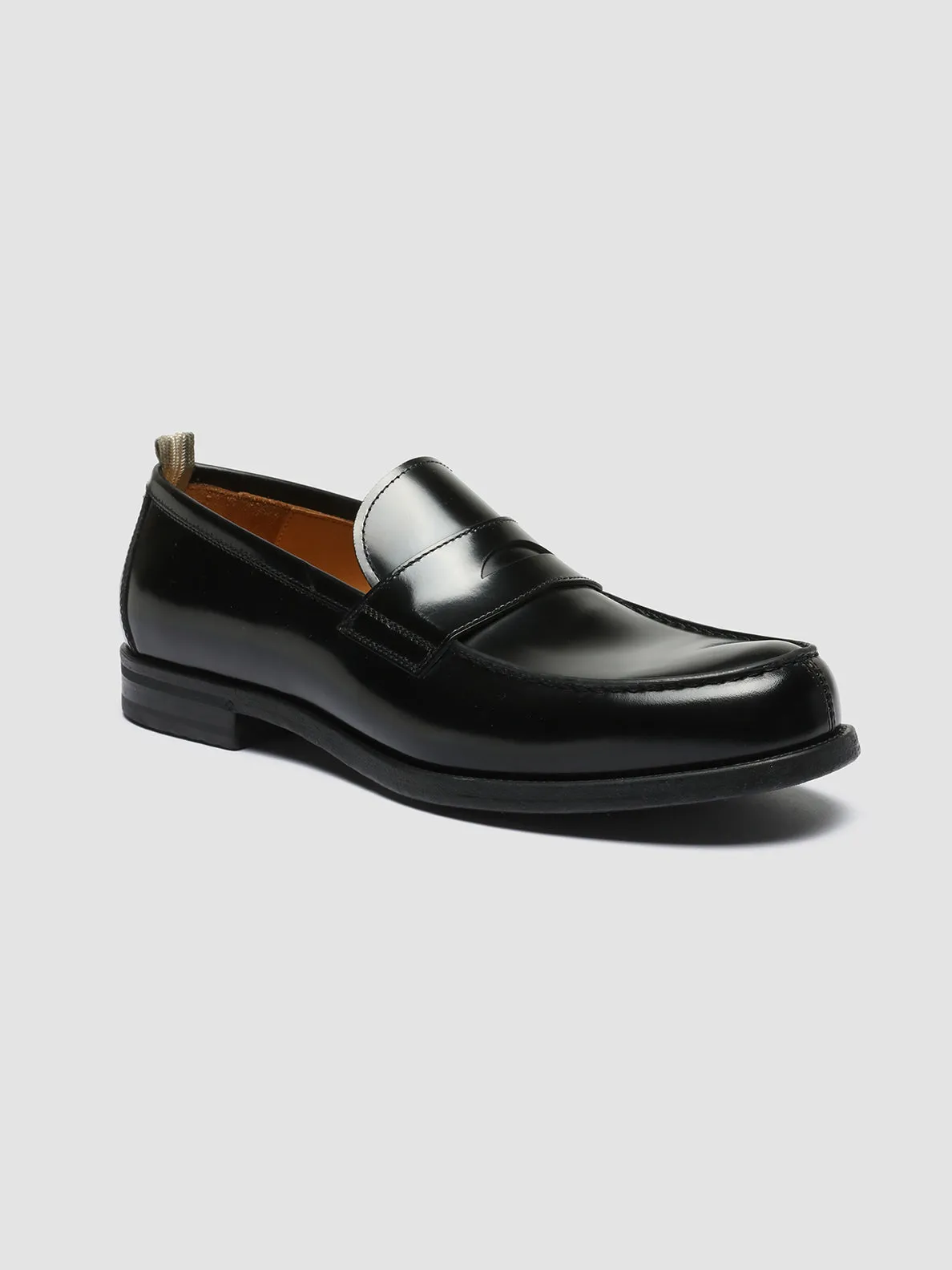 VINE 001 - Black Leather Loafers