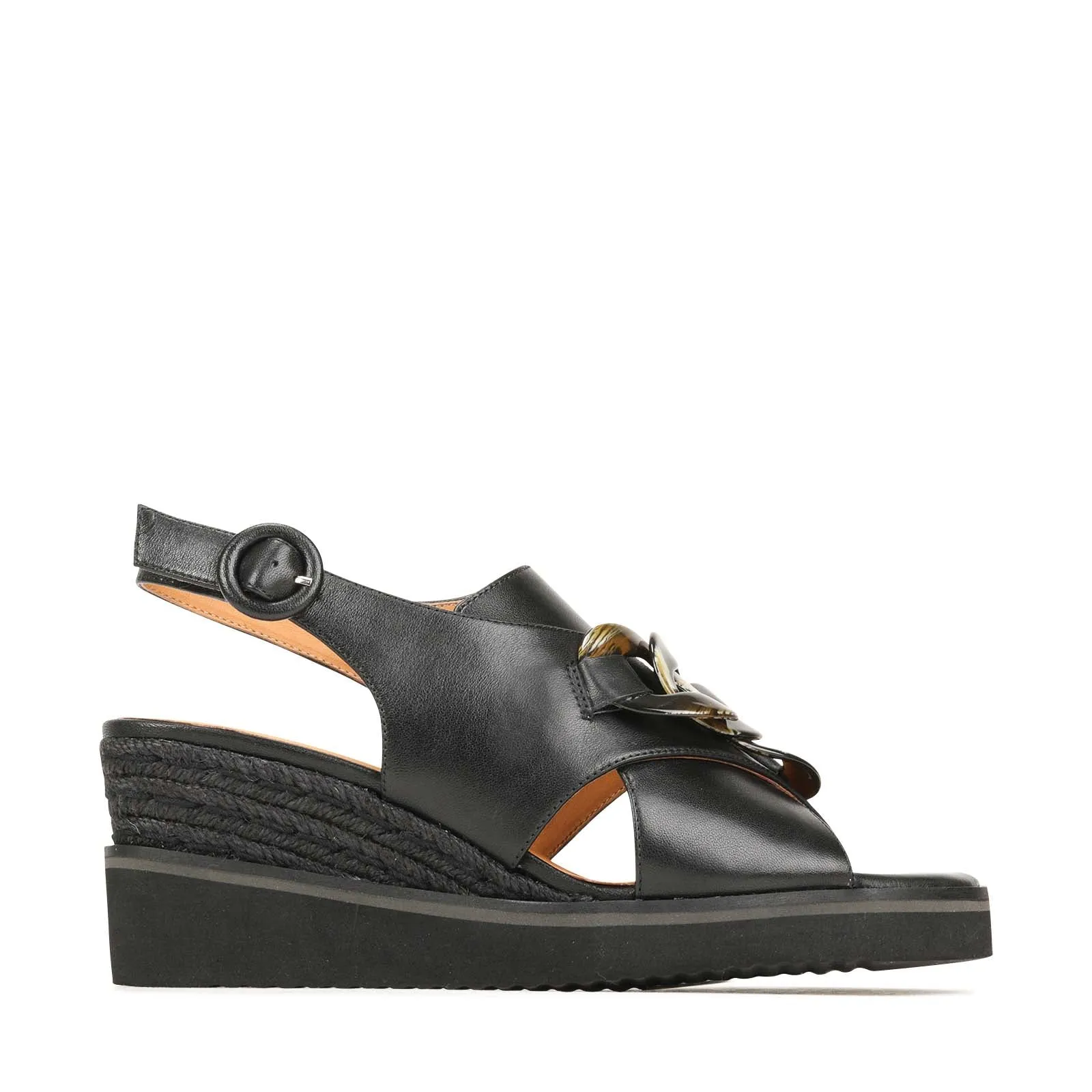 WAYFARER WEDGE SANDAL LEATHER