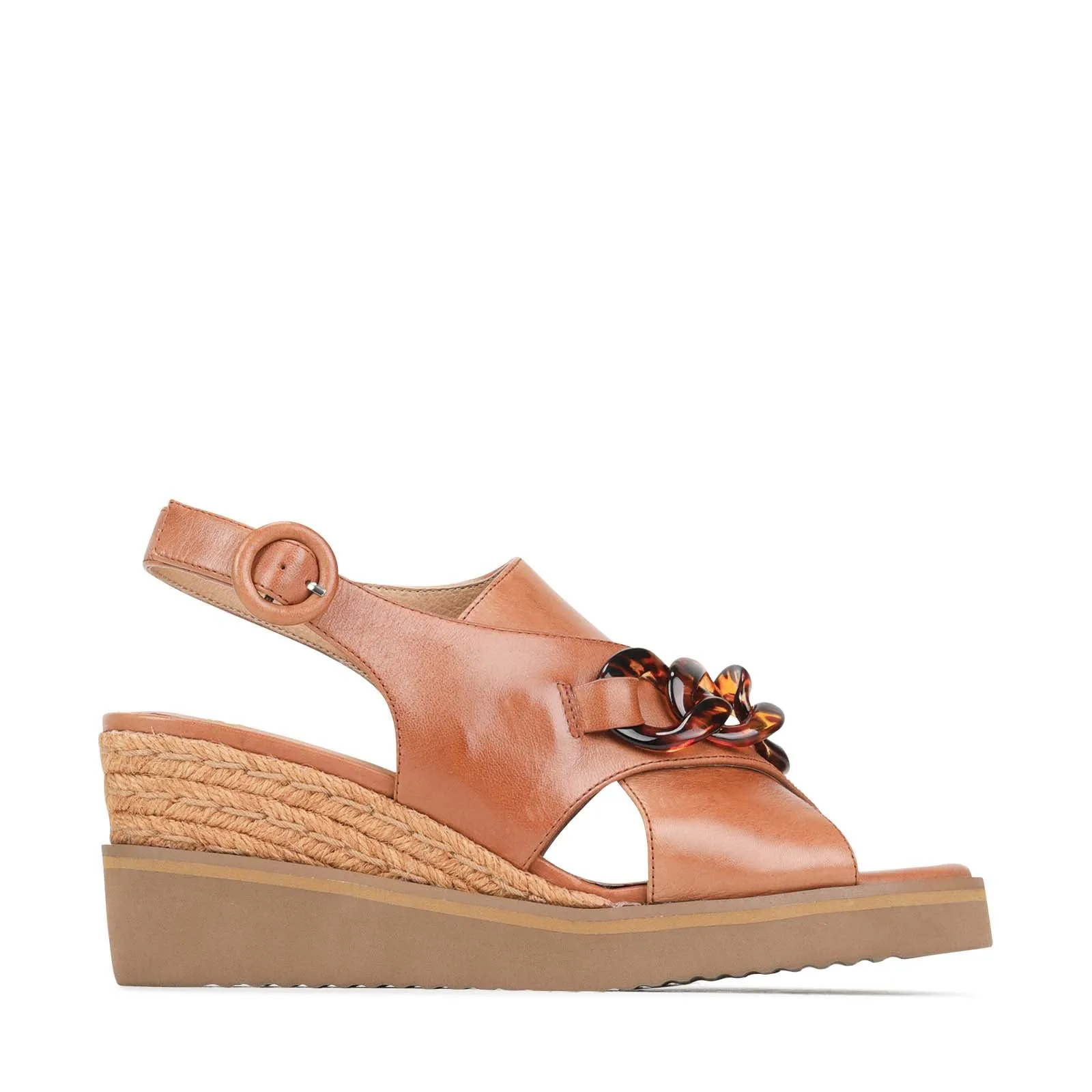 WAYFARER WEDGE SANDAL LEATHER