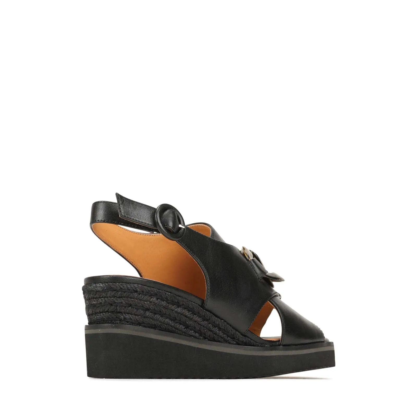 WAYFARER WEDGE SANDAL LEATHER