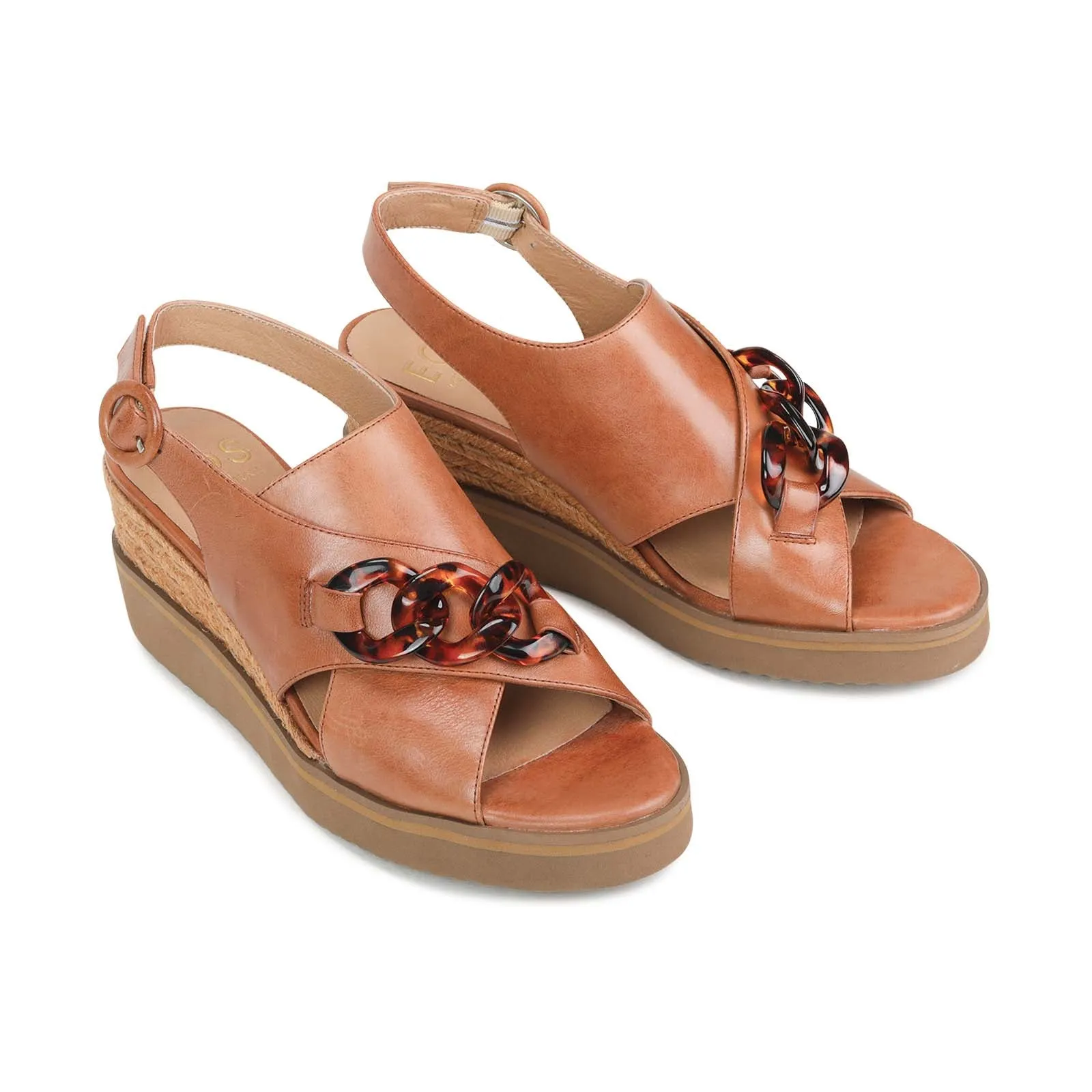 WAYFARER WEDGE SANDAL LEATHER