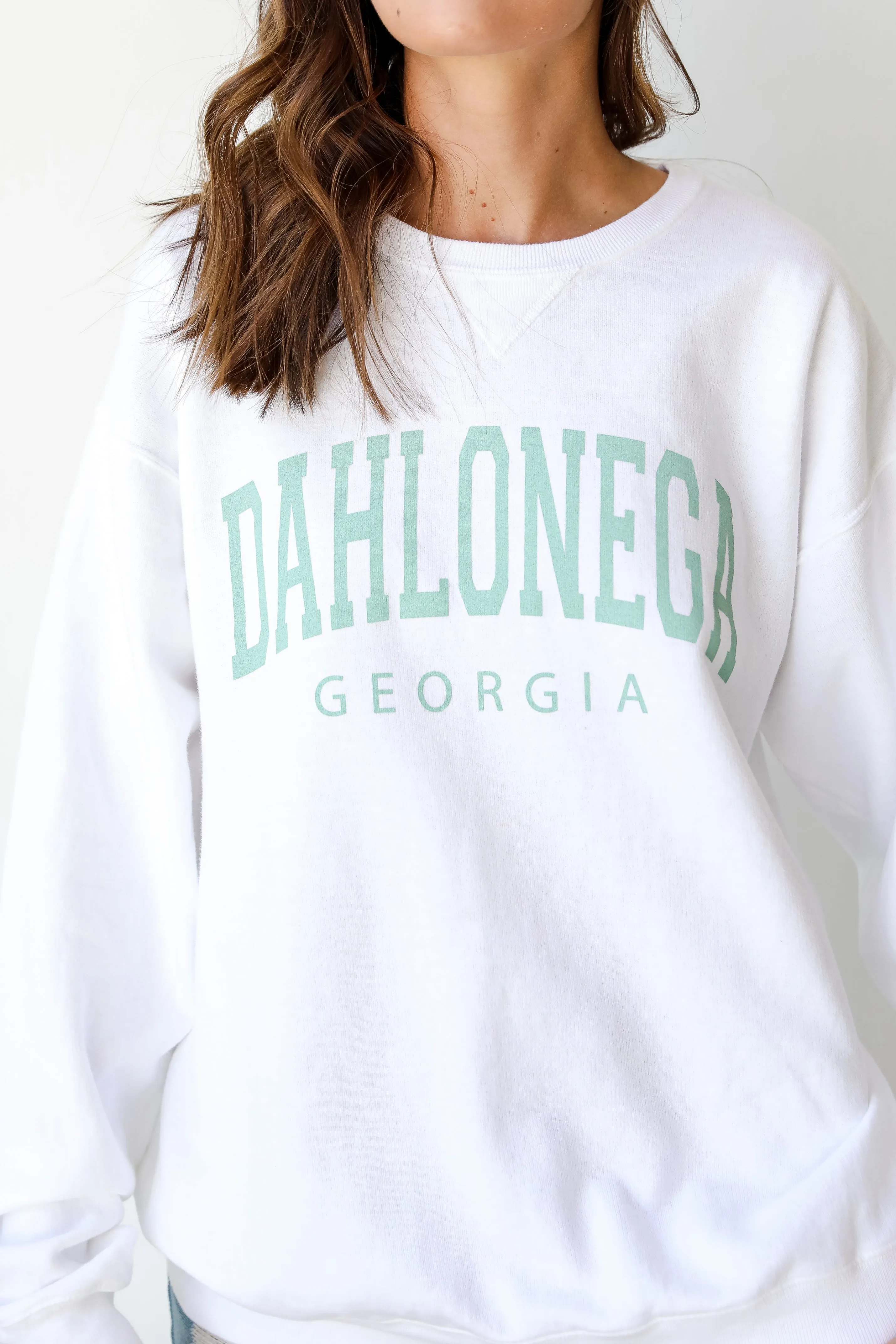 White Dahlonega Georgia Sweatshirt