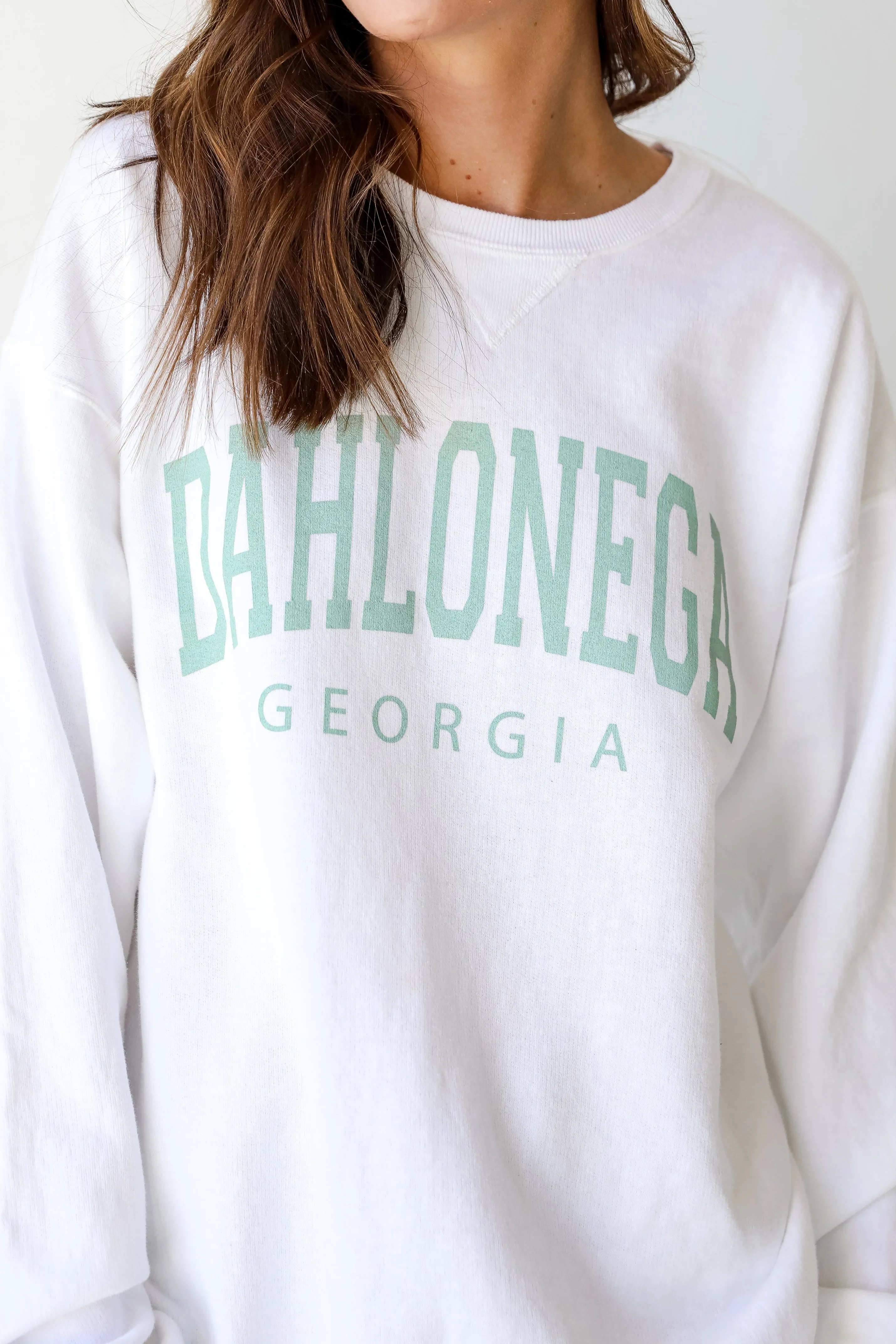 White Dahlonega Georgia Sweatshirt